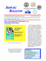 AHPCRC Bulletin - Fall 1995