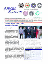 AHPCRC Bulletin - Fall 1997, Winter/Spring 1998
