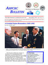 AHPCRC Bulletin - Winter/Spring 1995