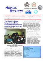 AHPCRC Bulletin - Winter/Spring 1996