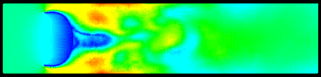 FSI Flow, Normal Domain