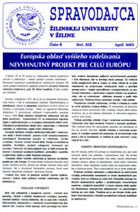 Spravodajca: Zilinskej Univerzity